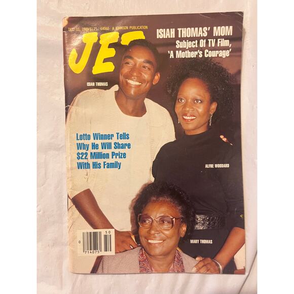 Vintage Jet Magazines Lot (3) 1989 - Debbye Turner,  Nba Star Isiah Thomas - Picture 5 of 6